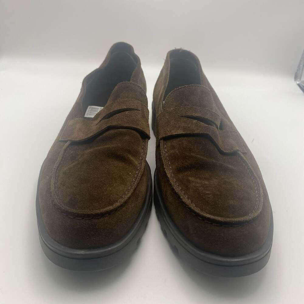 To Boot New York Suede Penny Loafers Size 10M Brown (DS1000)